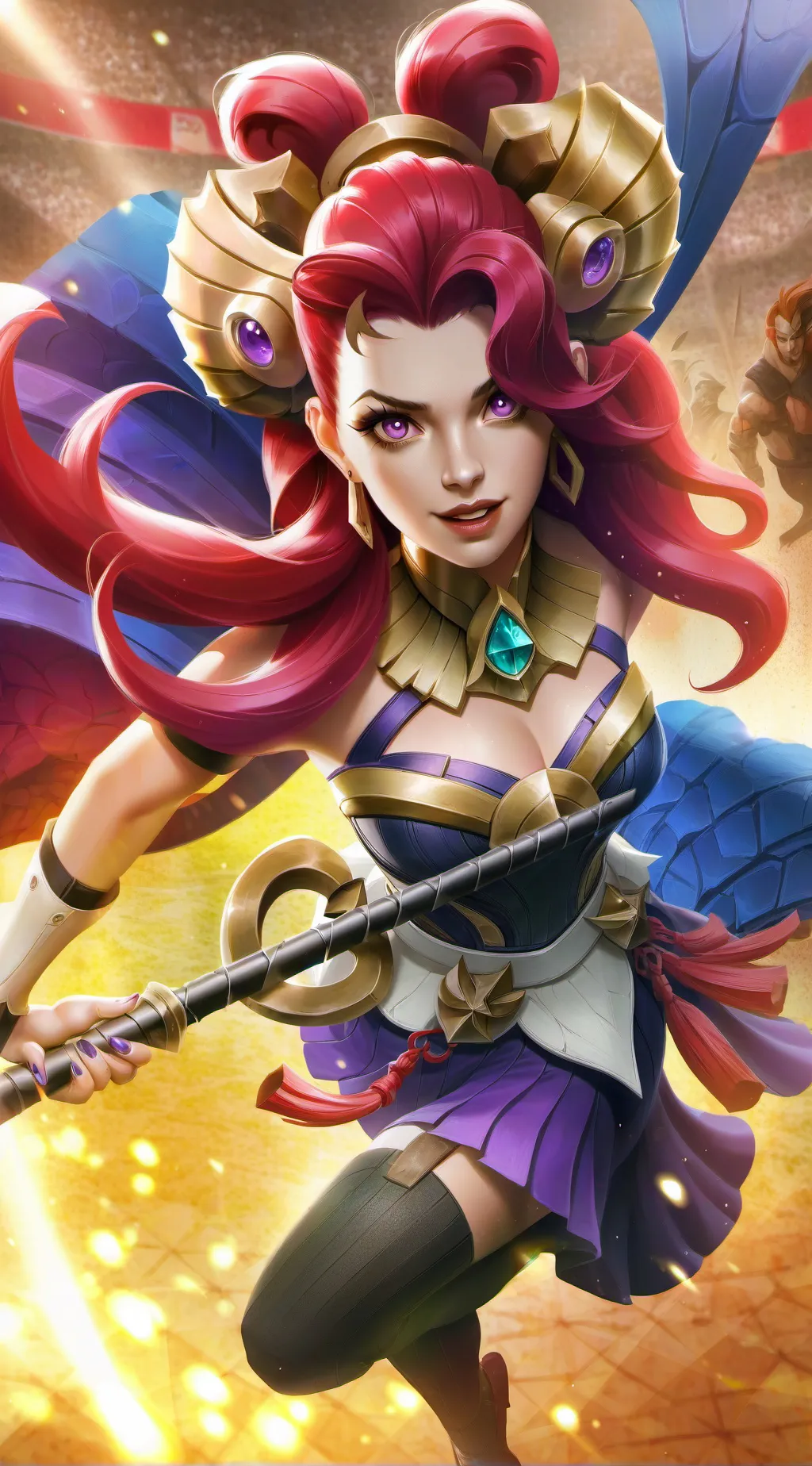 ai character: hija de Dios background