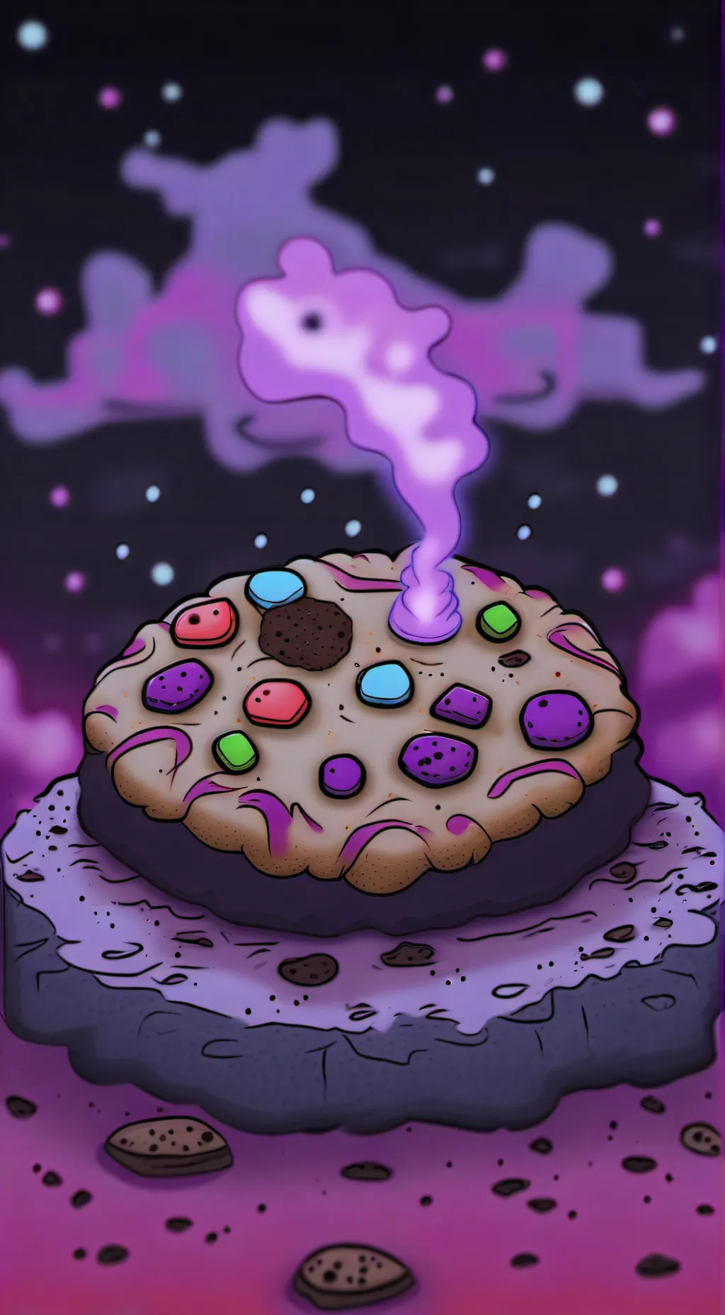ai character: Mlp cookie au background