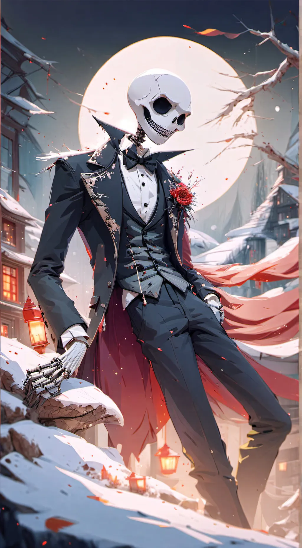 ai character: jack skeleton background