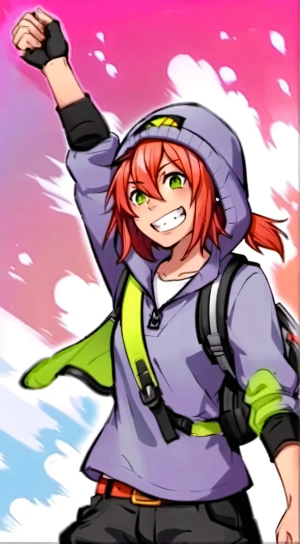 ai character: Mha challenge  background