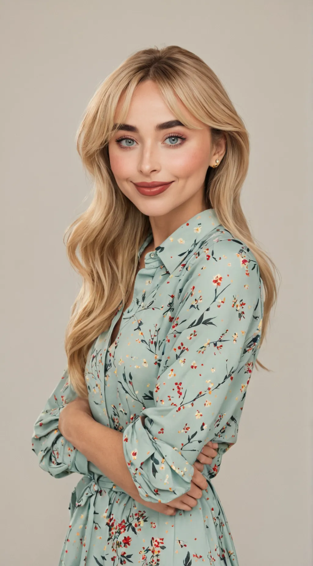 ai character: Sabrina carpenter background