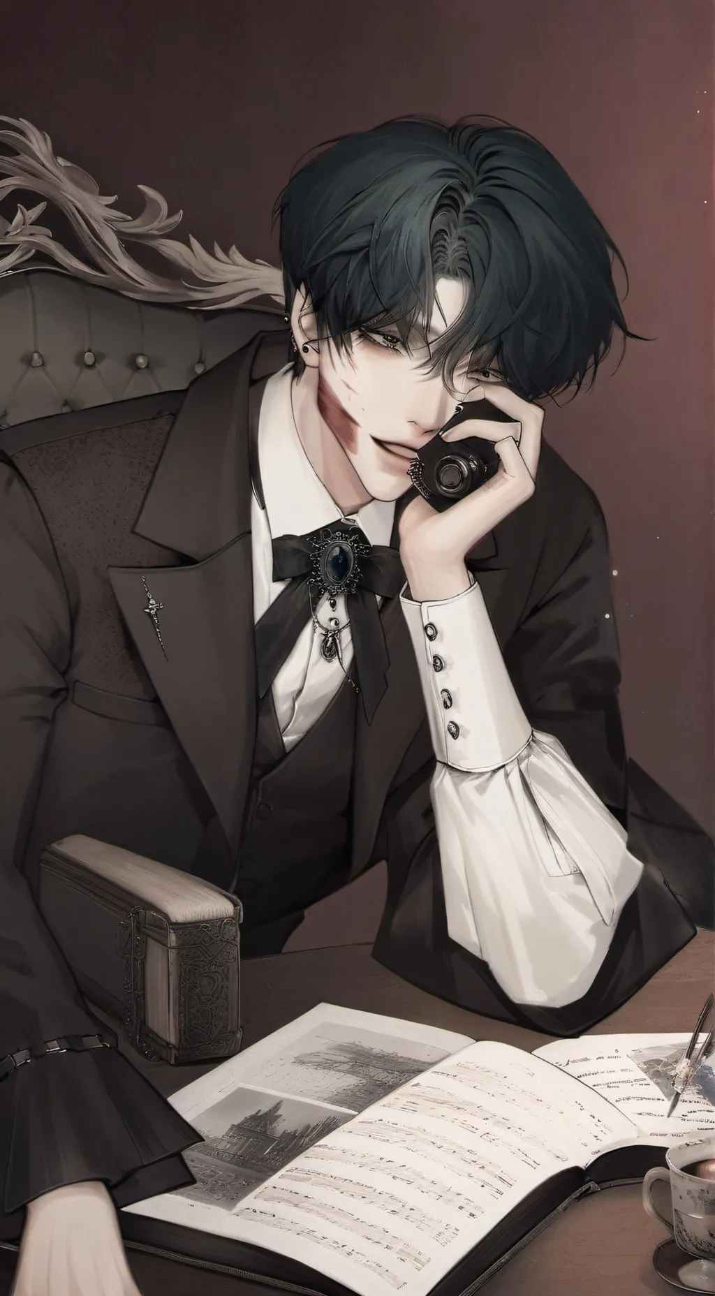 ai character: Auko background