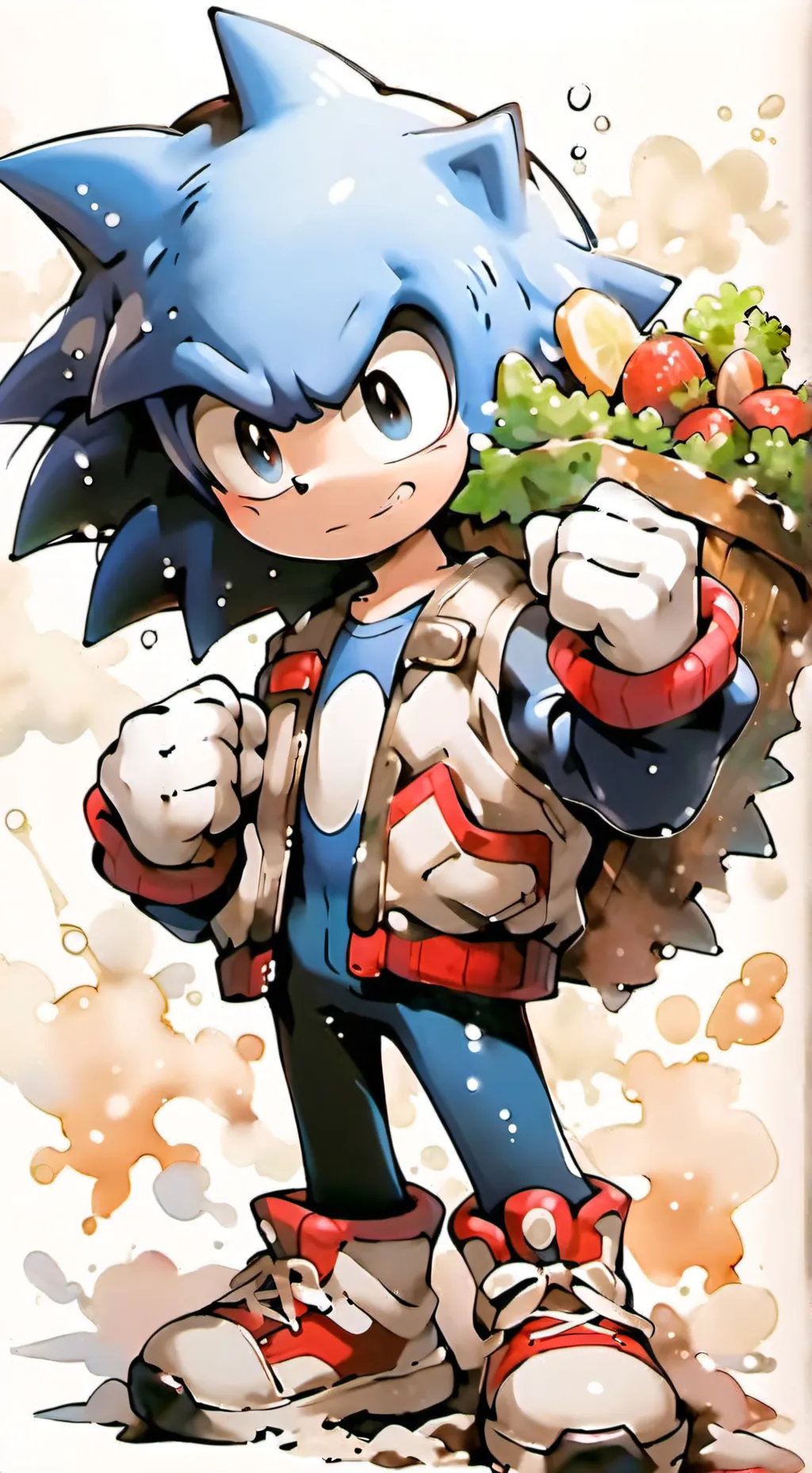 ai character: sonic bigest hater background
