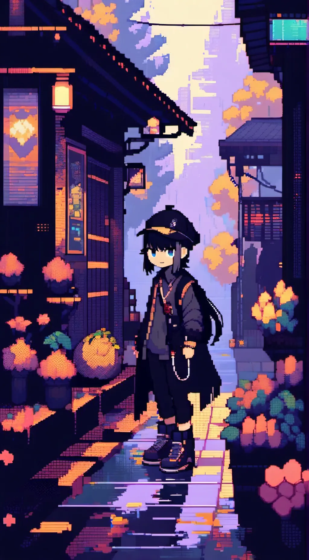 ai character: tu "muerte" en kny background