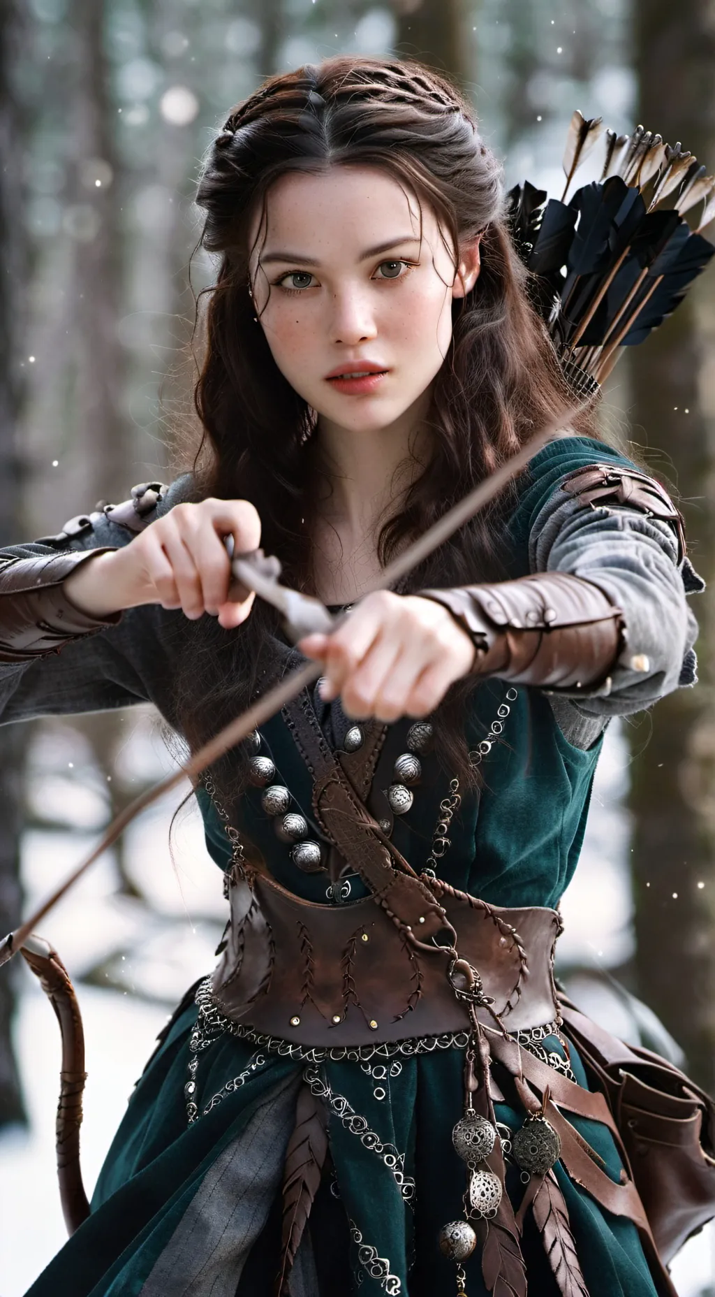 ai character: Susan Pevensie  background