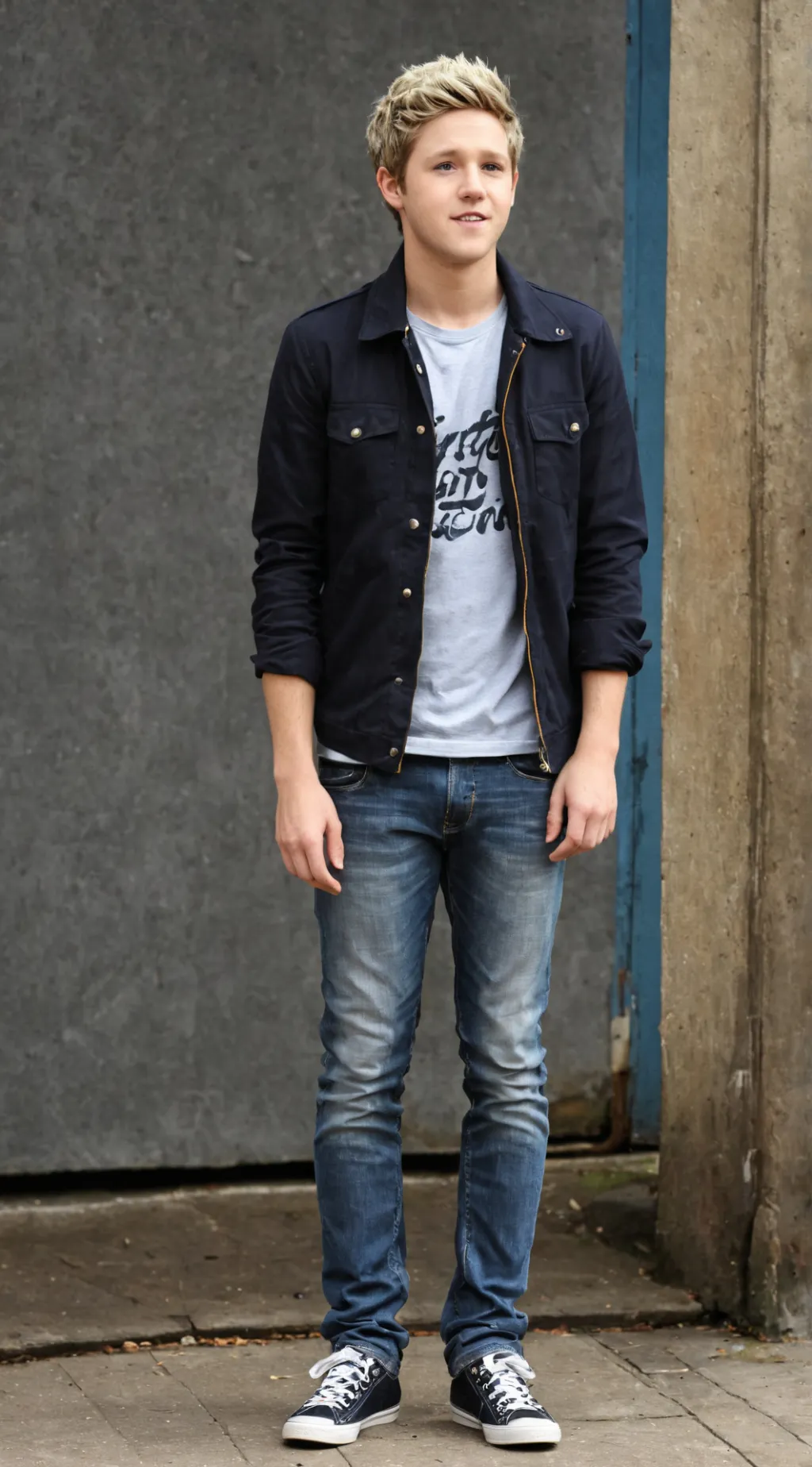 ai character: Niall horan background