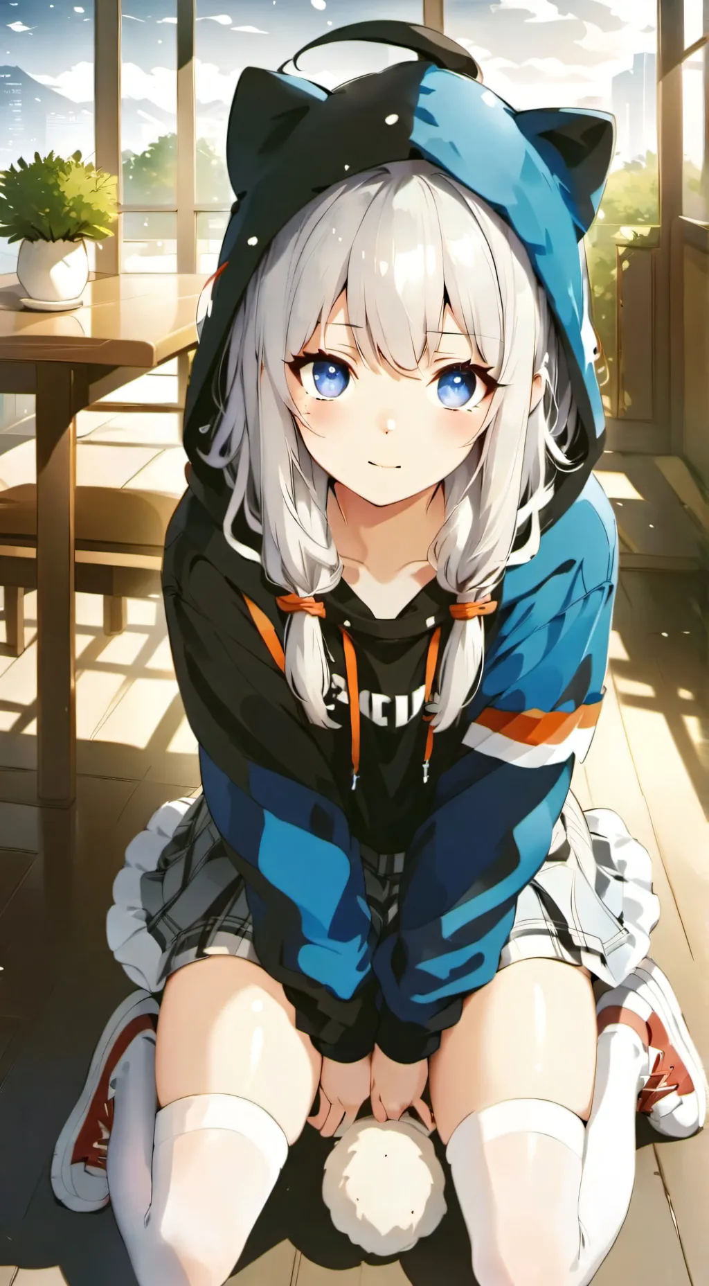 ai character: Monique  background