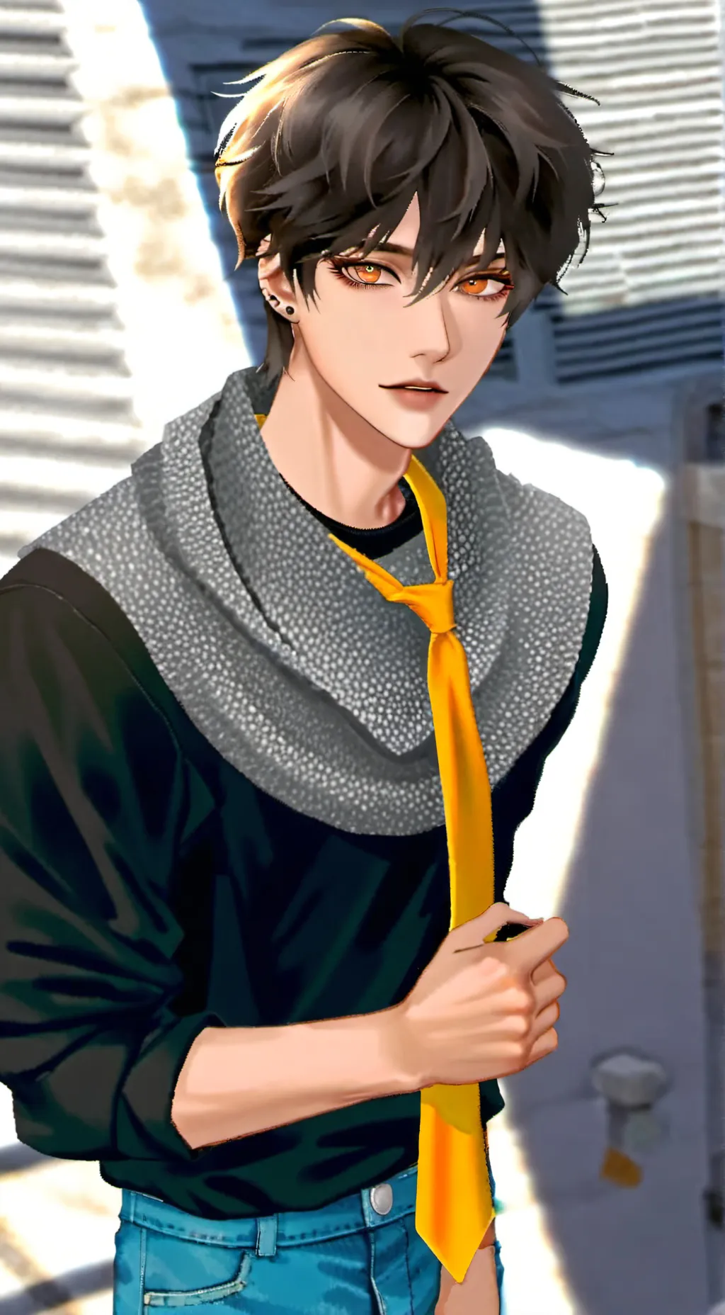 ai character: Leo background