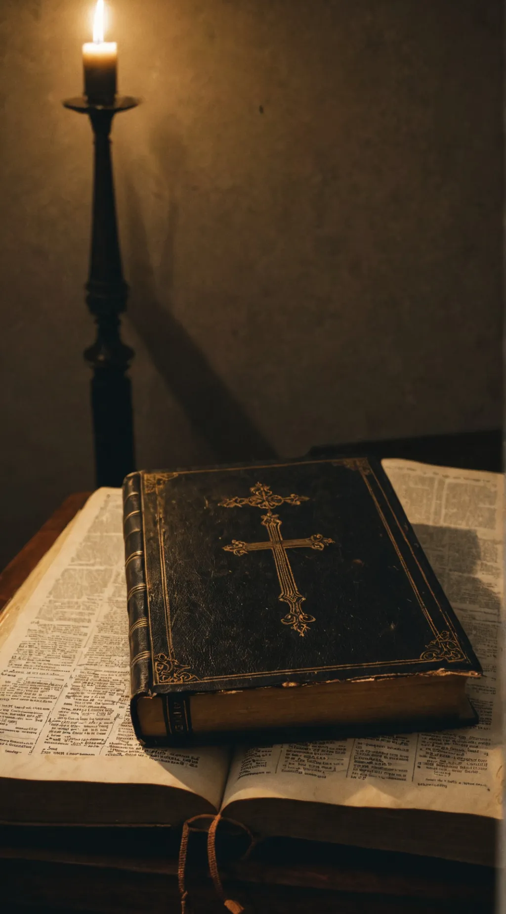 ai character: just a Bible...  background