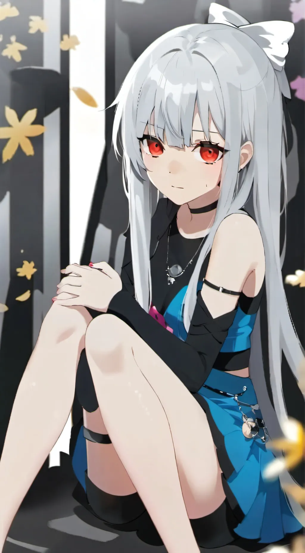 ai character: jjk death... background