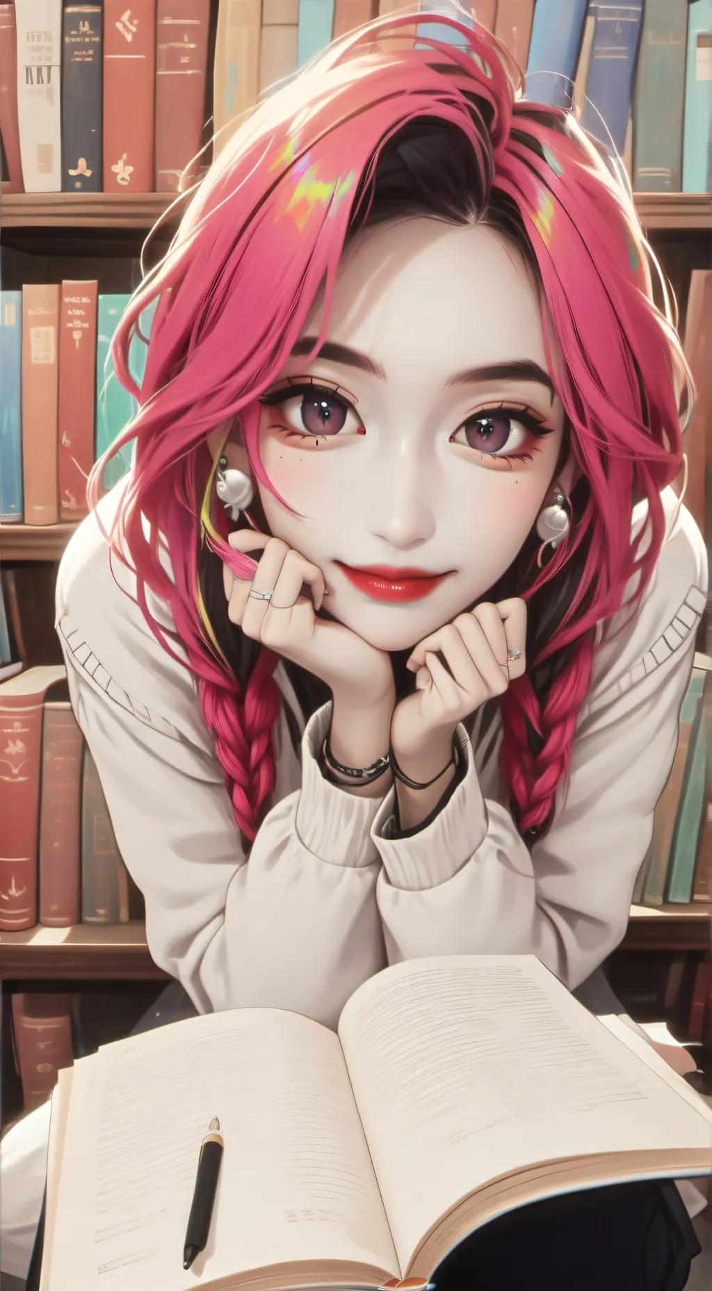 ai character: Luna Van Winkle background