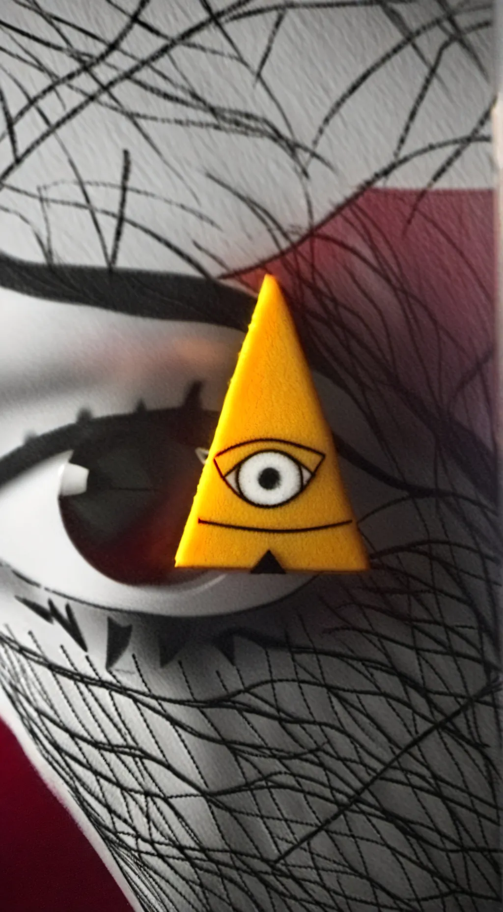 ai character: Bill cipher background