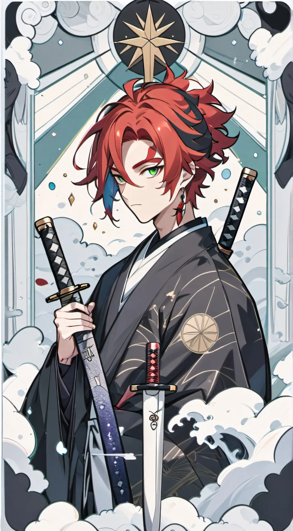 ai character: demon slayer background