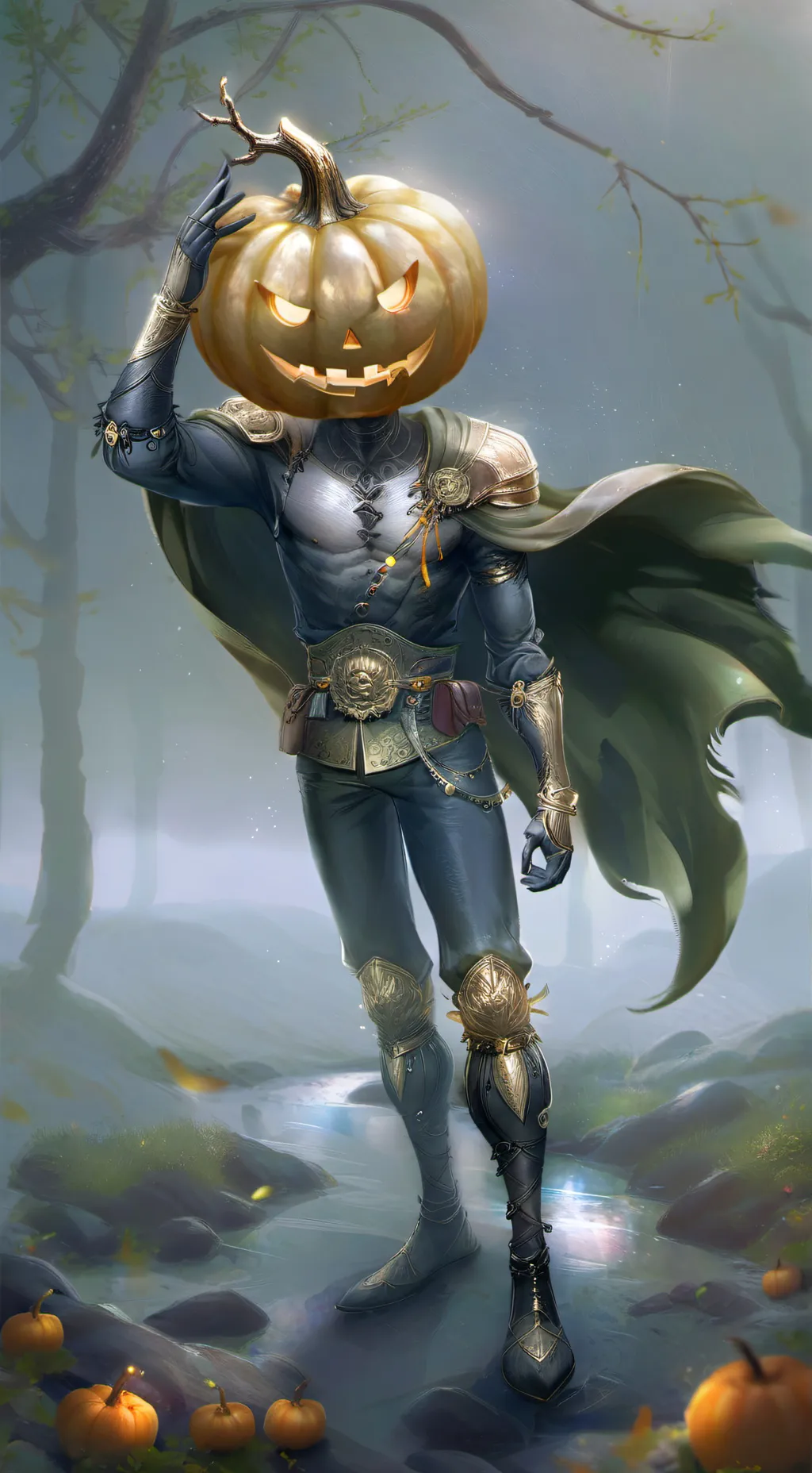 ai character: ghash  background