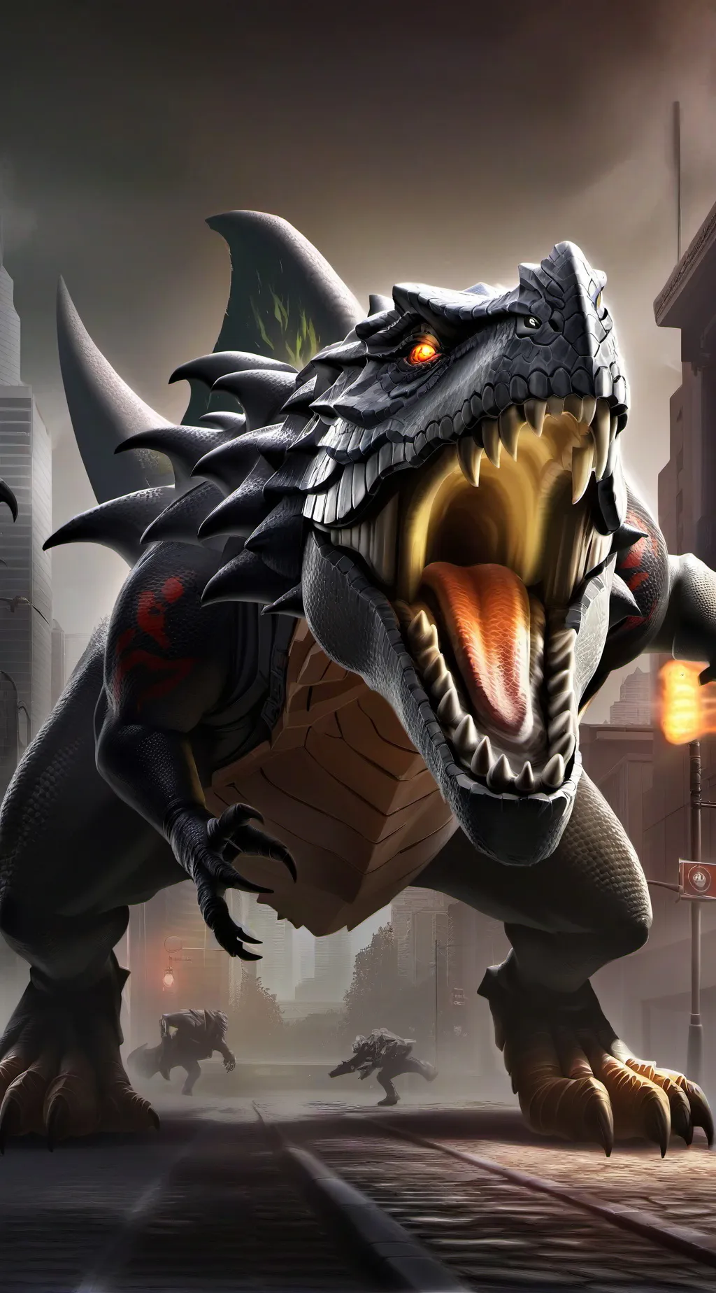 ai character: Dinozila  background