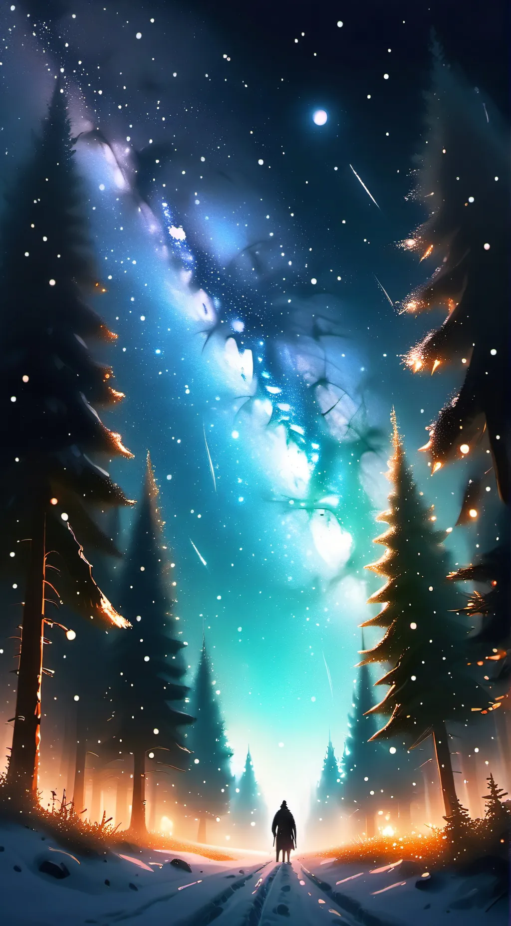 ai character: Xmas party Tnn  background