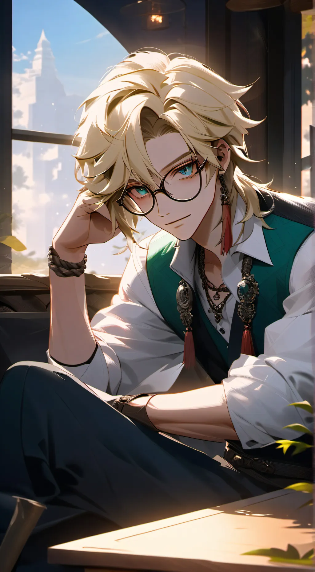 ai character: Henry☆☆ background