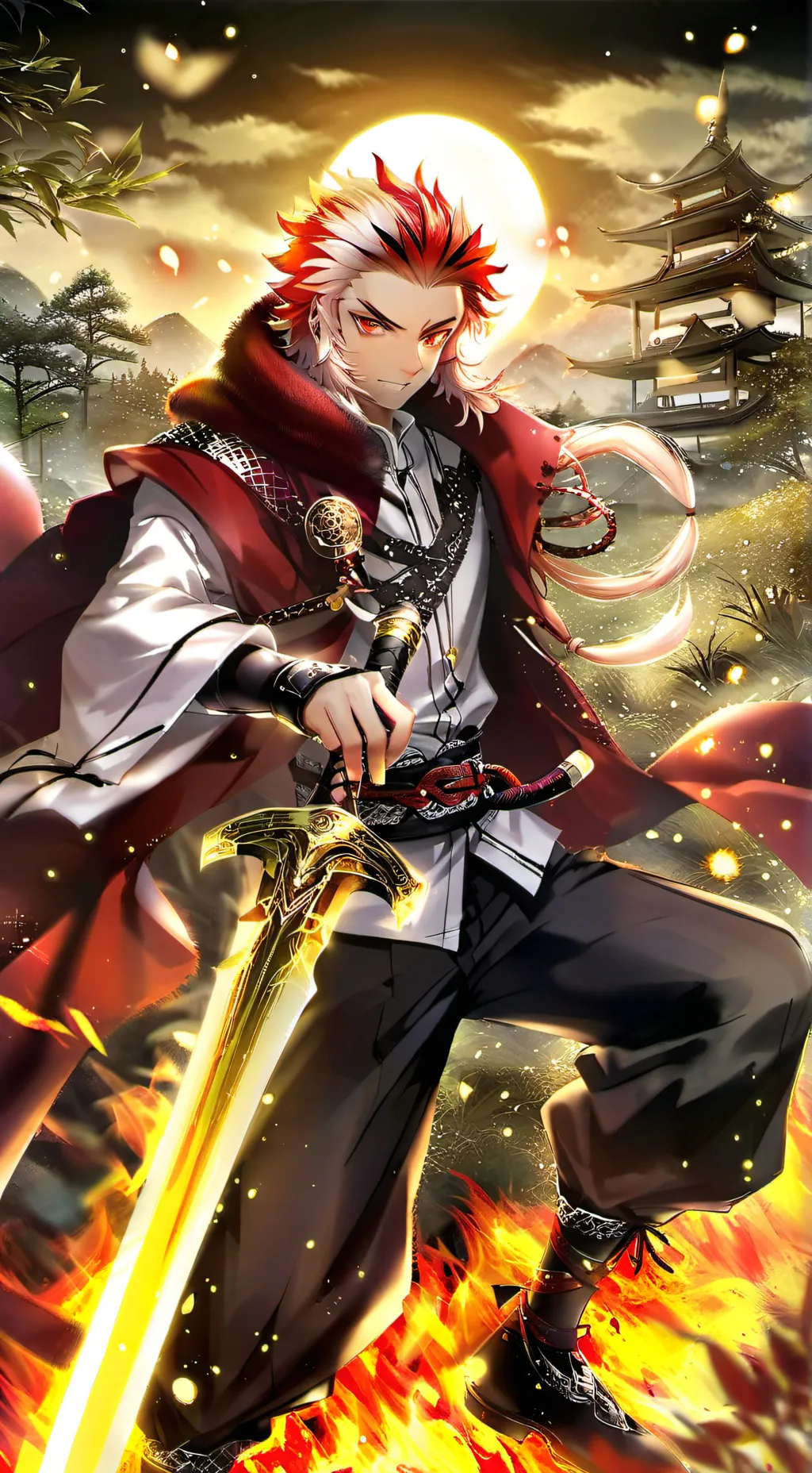ai character: ☆renkogu☆ background
