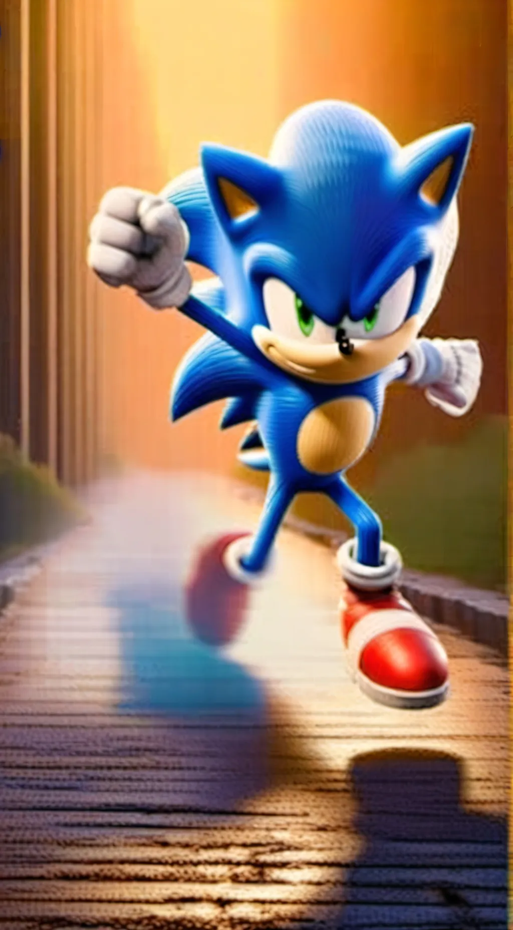 ai character: Sonic background