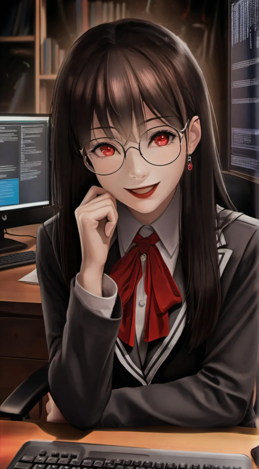 ai character: Akane background