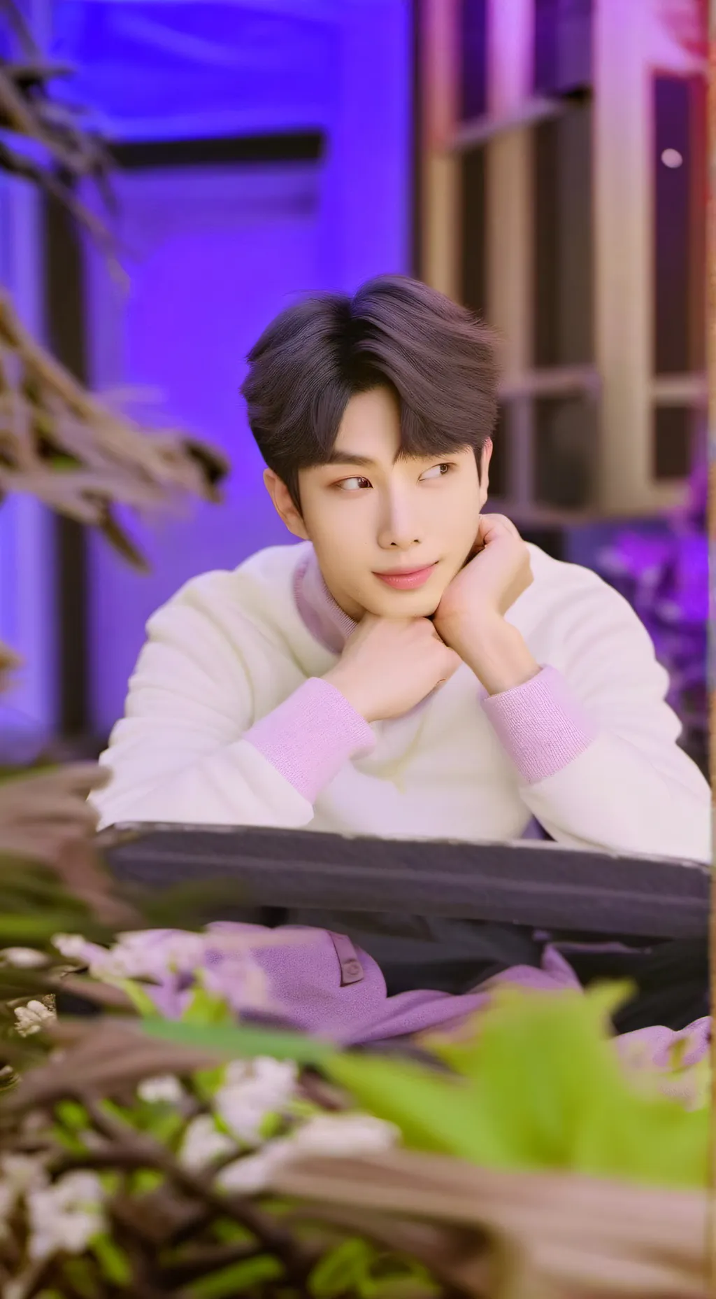 ai character: Namjoon. background