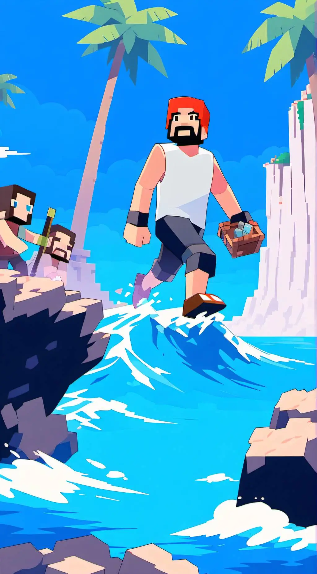 ai character: Dream smp background
