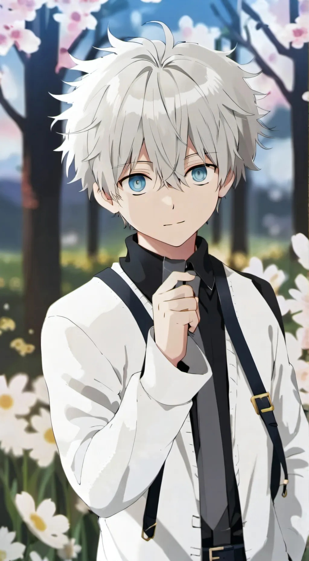 ai character: Killua Zoldyck background
