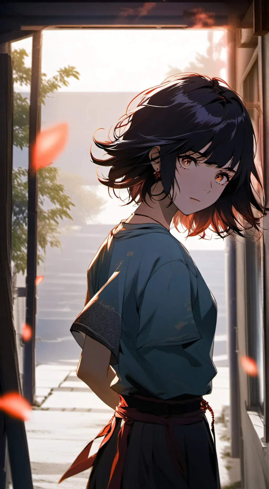 ai character: chayuko  background