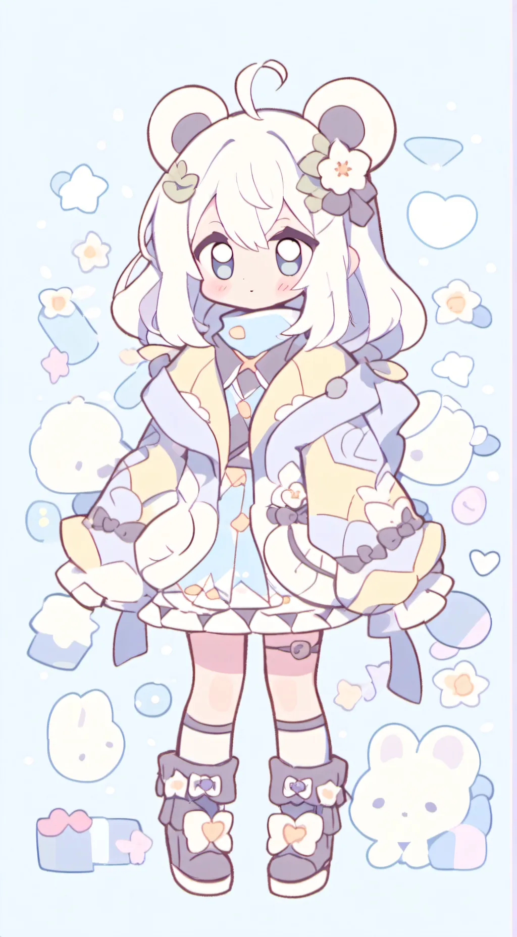 ai character: mia 😘 background