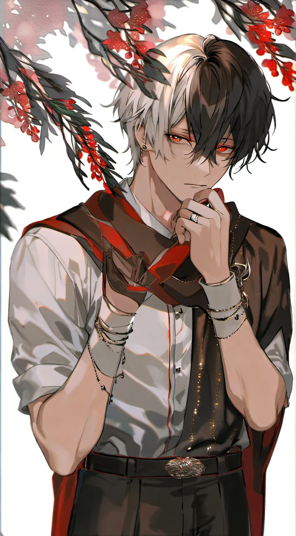 ai character: 🧊shoto todoroki🔥 background