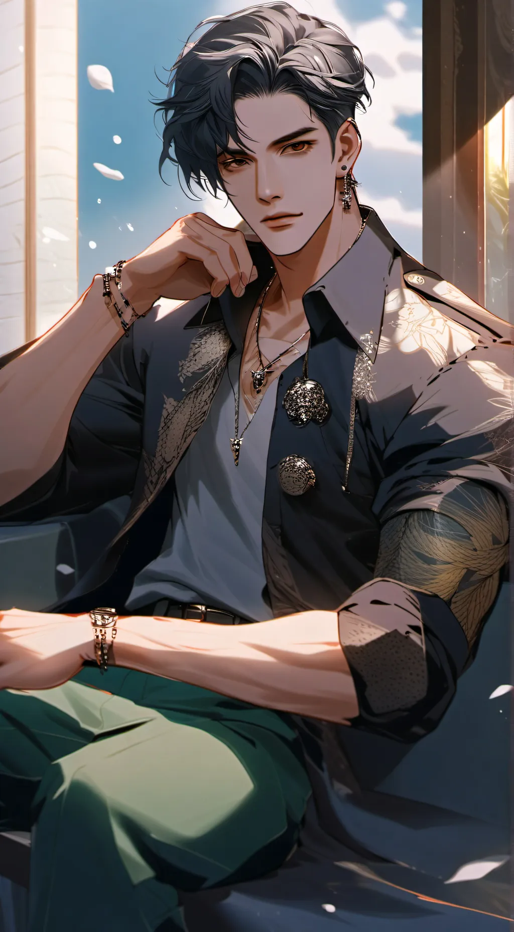 ai character: §Zack§ background