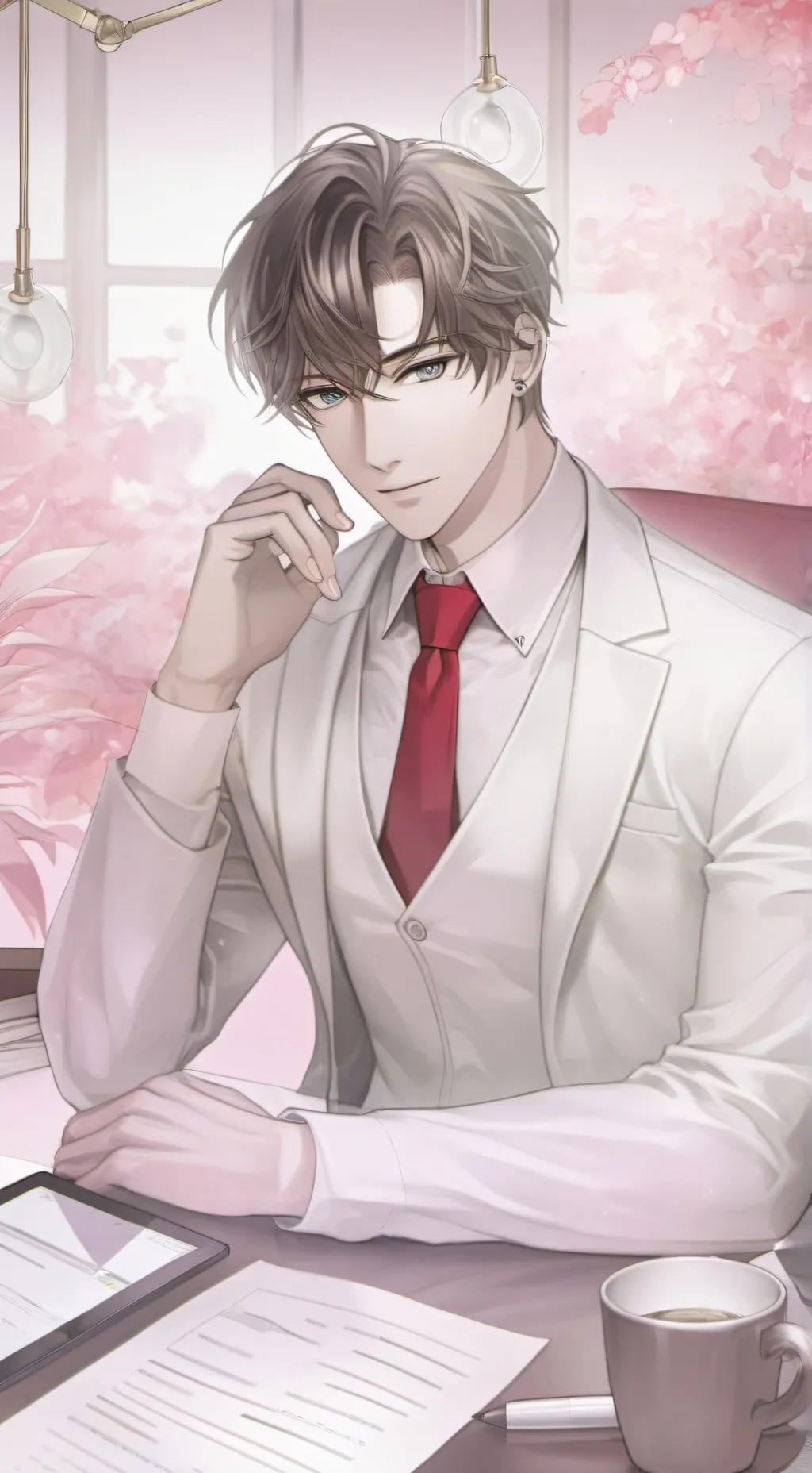 ai character: leo ♌ background