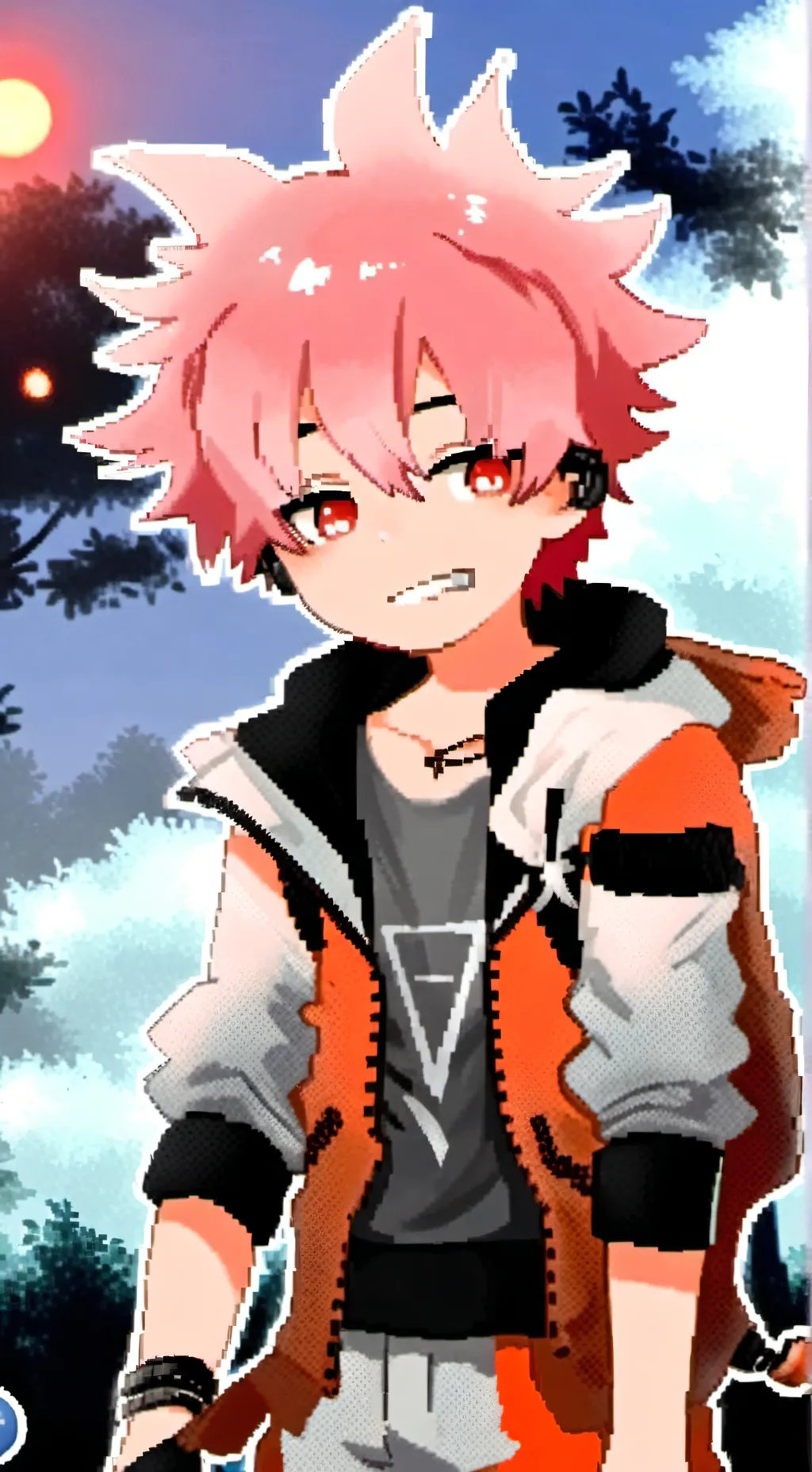 ai character: finix  background