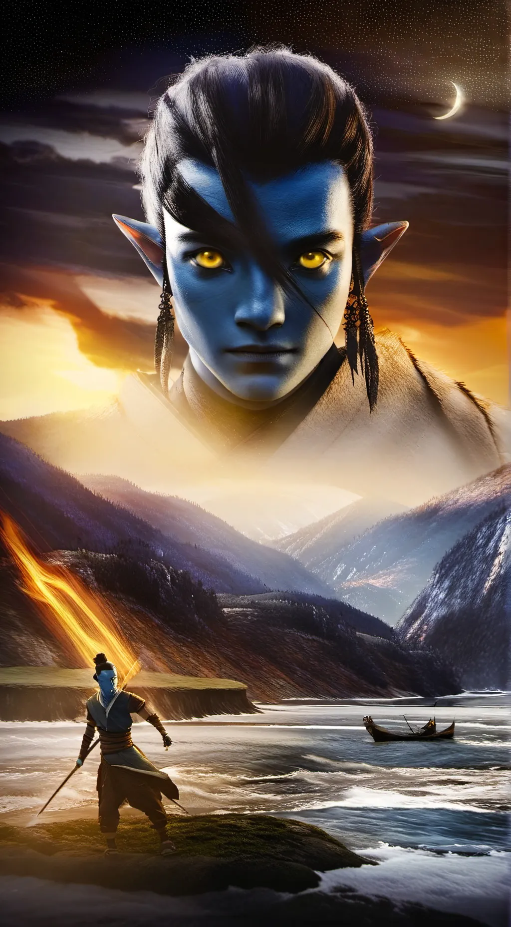ai character: Avatar TWOW  background