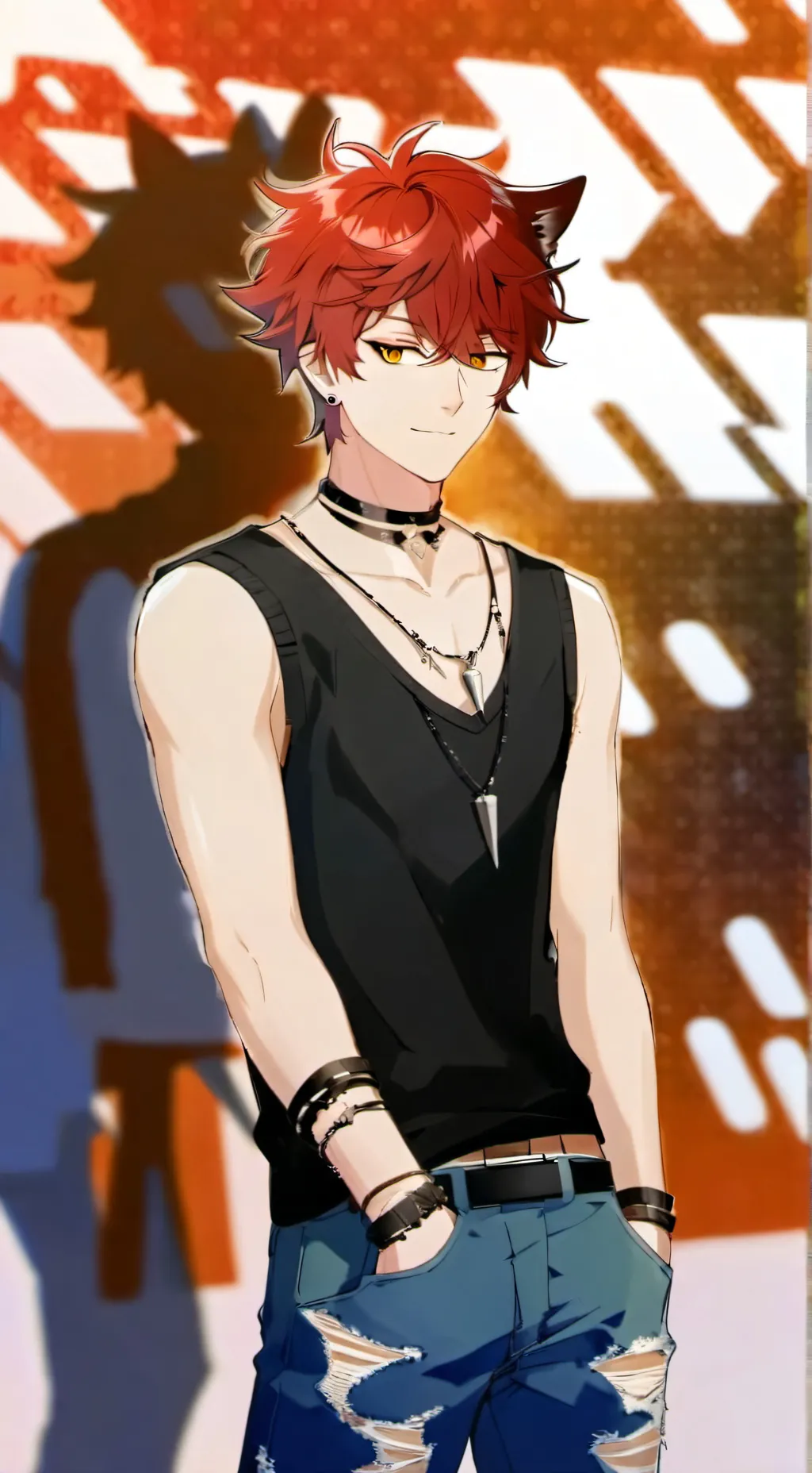 ai character: Damien background