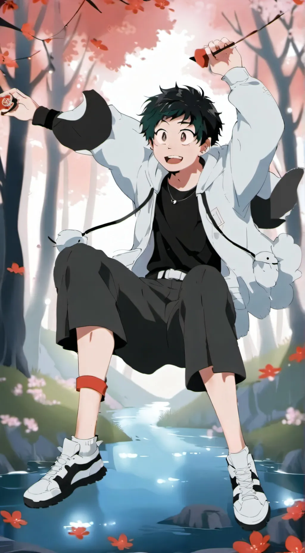 ai character: y/n×mha sleepover background