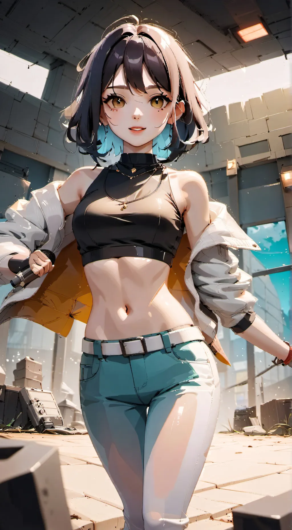 ai character: Emily,max,alex, background