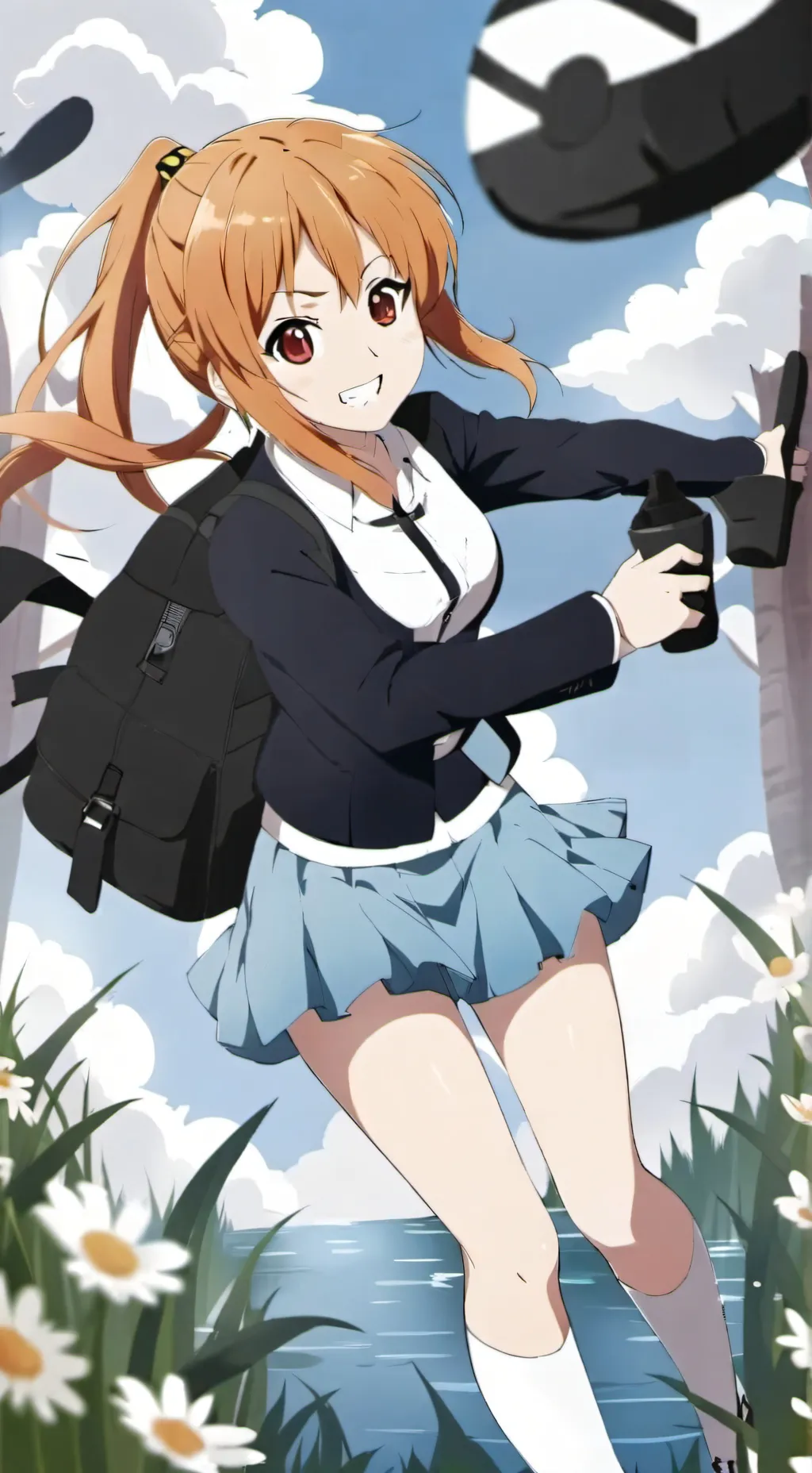 ai character: Nami estudante background