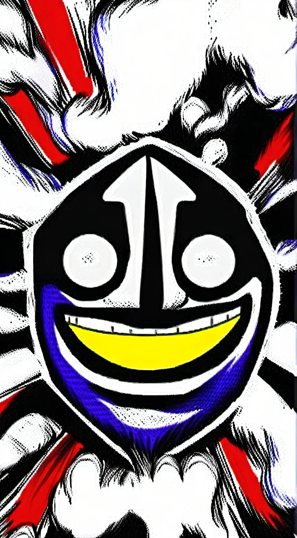 ai character: Troll face background
