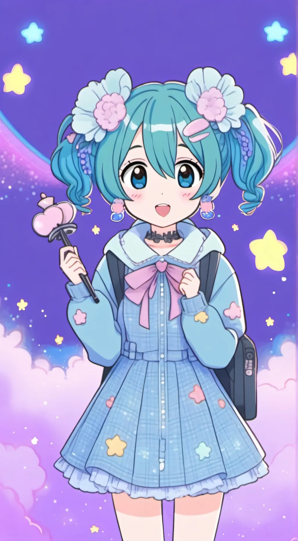 ai character: Miku background