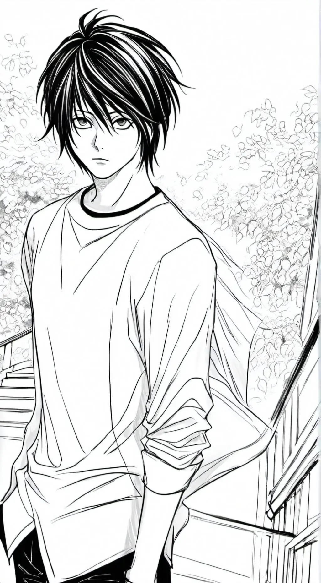 ai character: L Lawliet♡ background