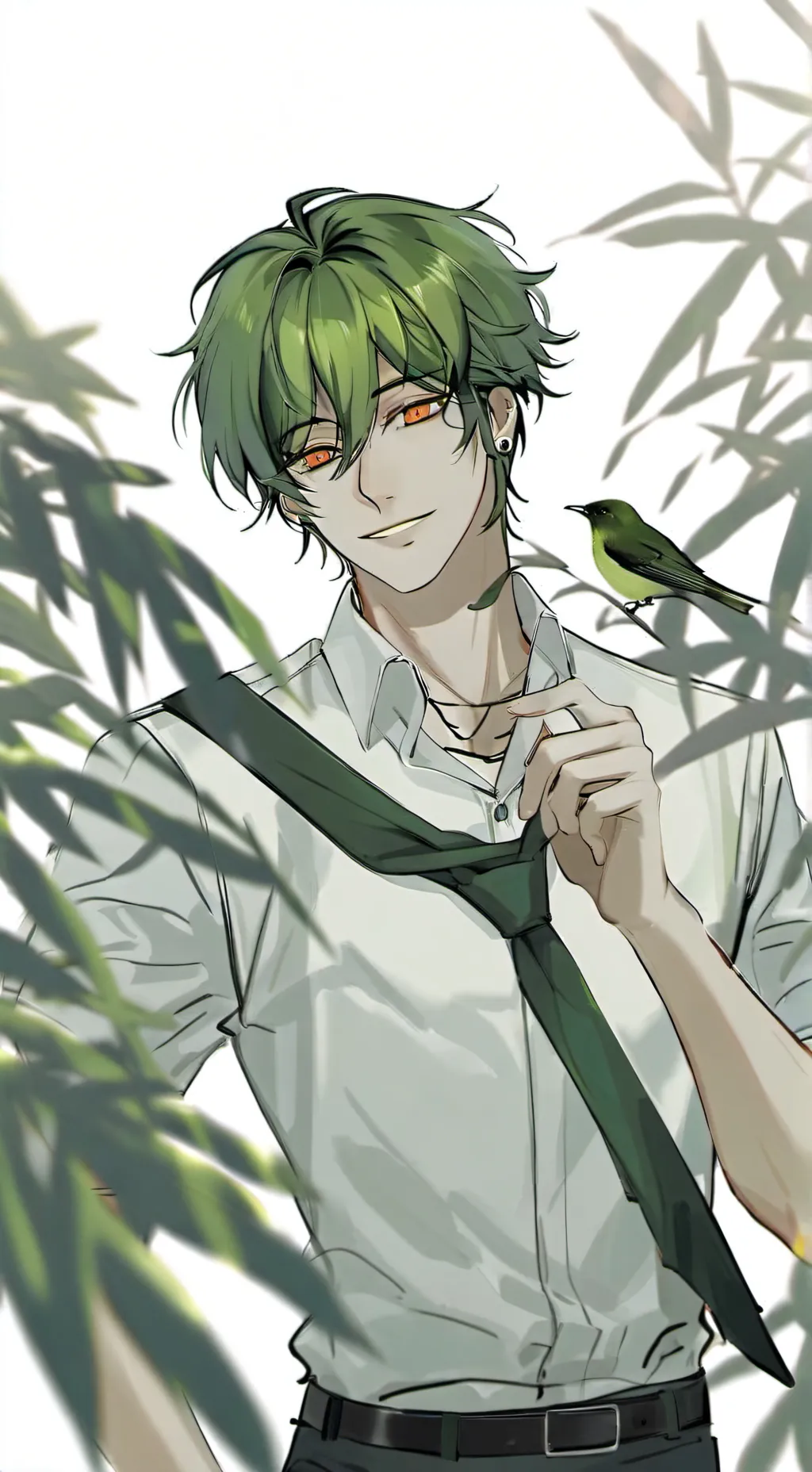 ai character: Bibi💚👑 background
