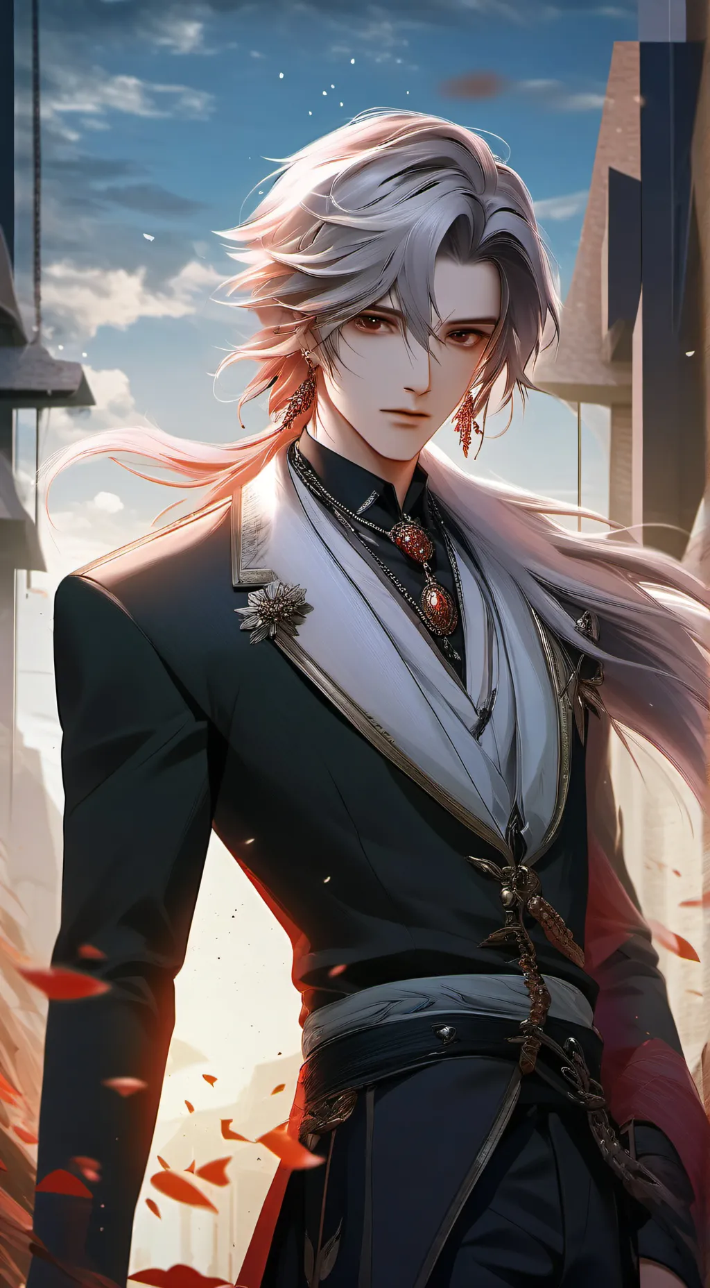 ai character: NOAH EVAN background