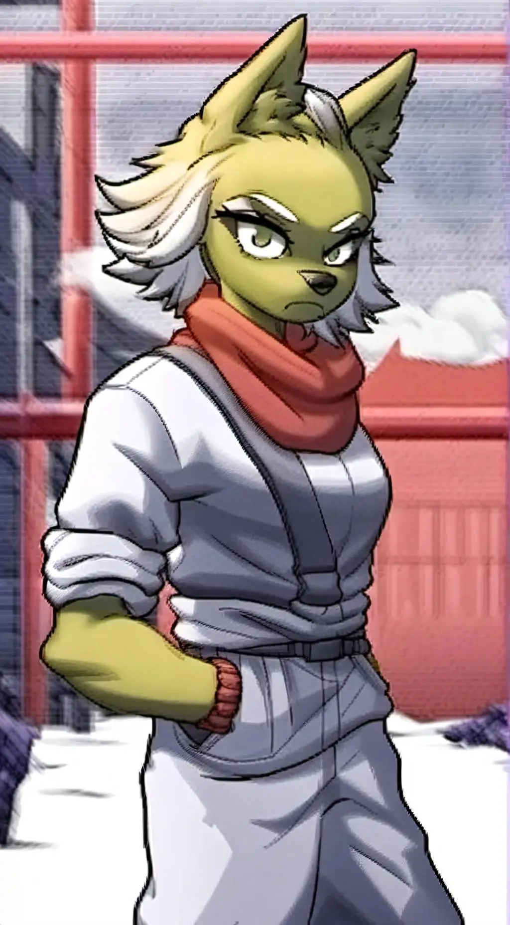 ai character: Sonic Prime Skylar background