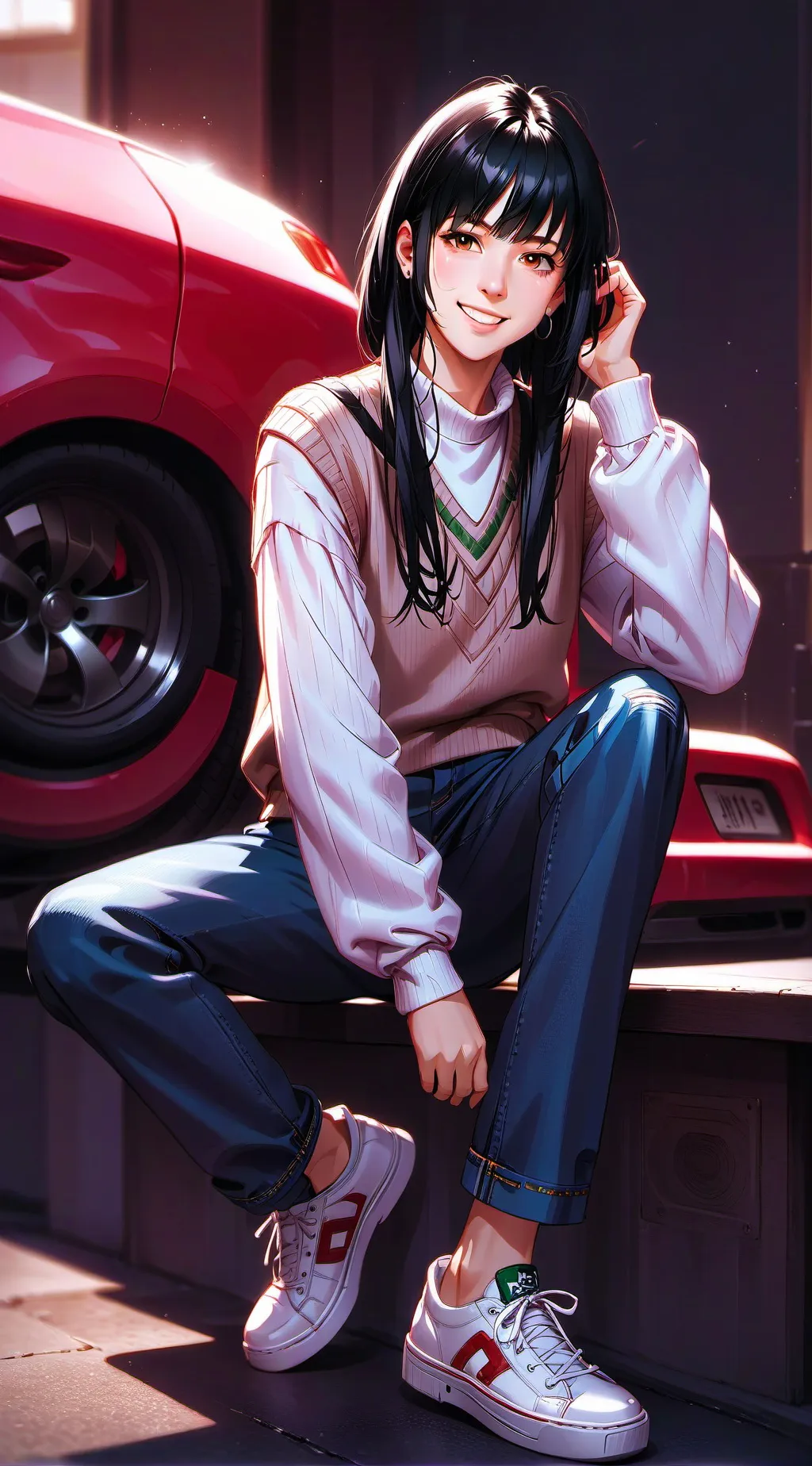 ai character: Brook  background