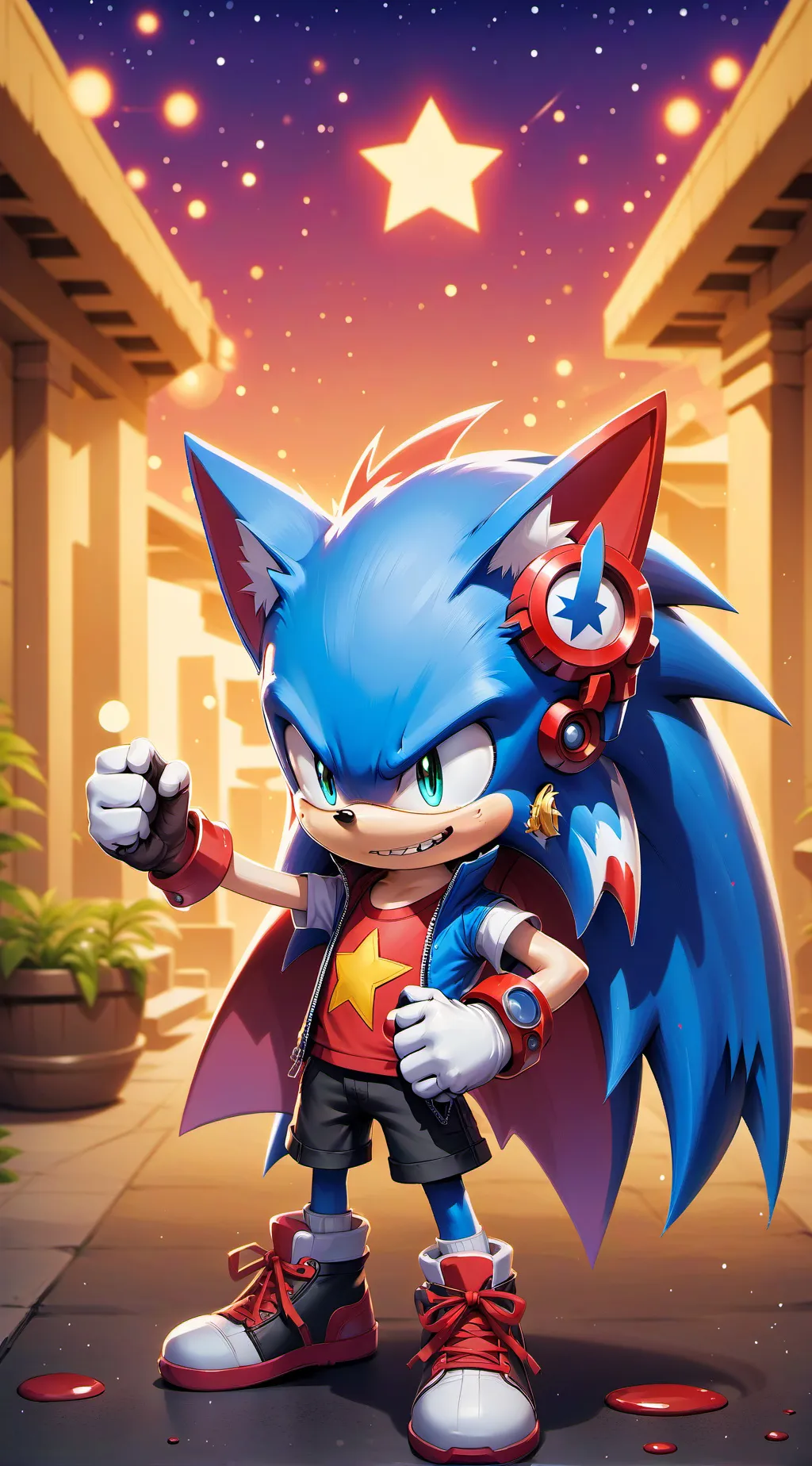 ai character: sonic biggest fan™ background