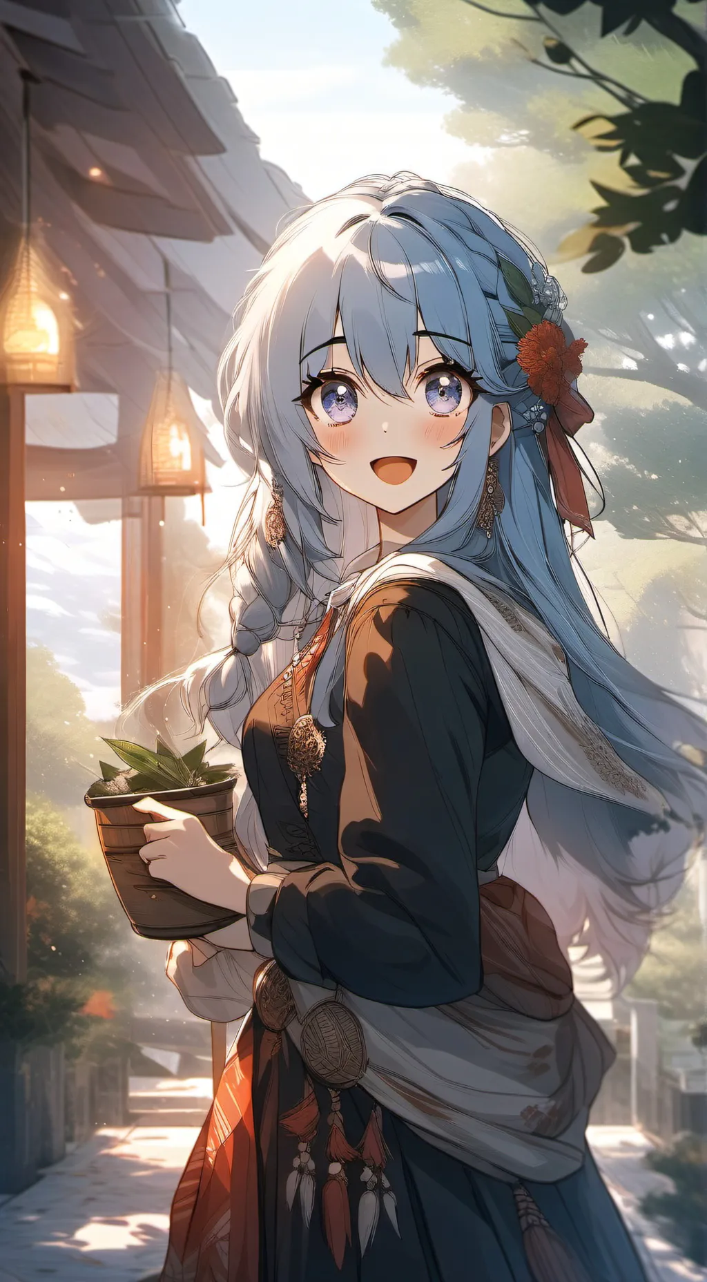 ai character: Freya background