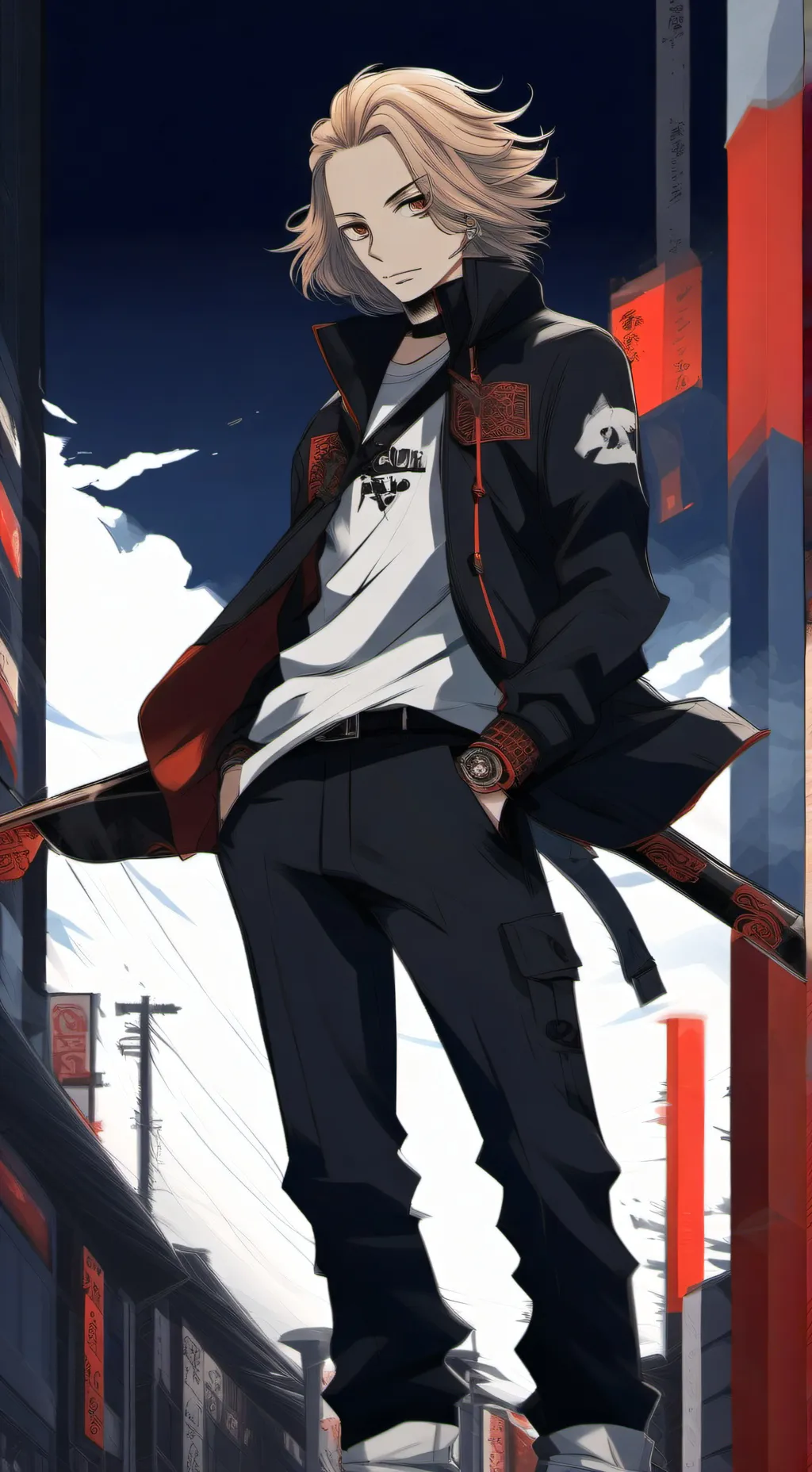 ai character: Mikey  background