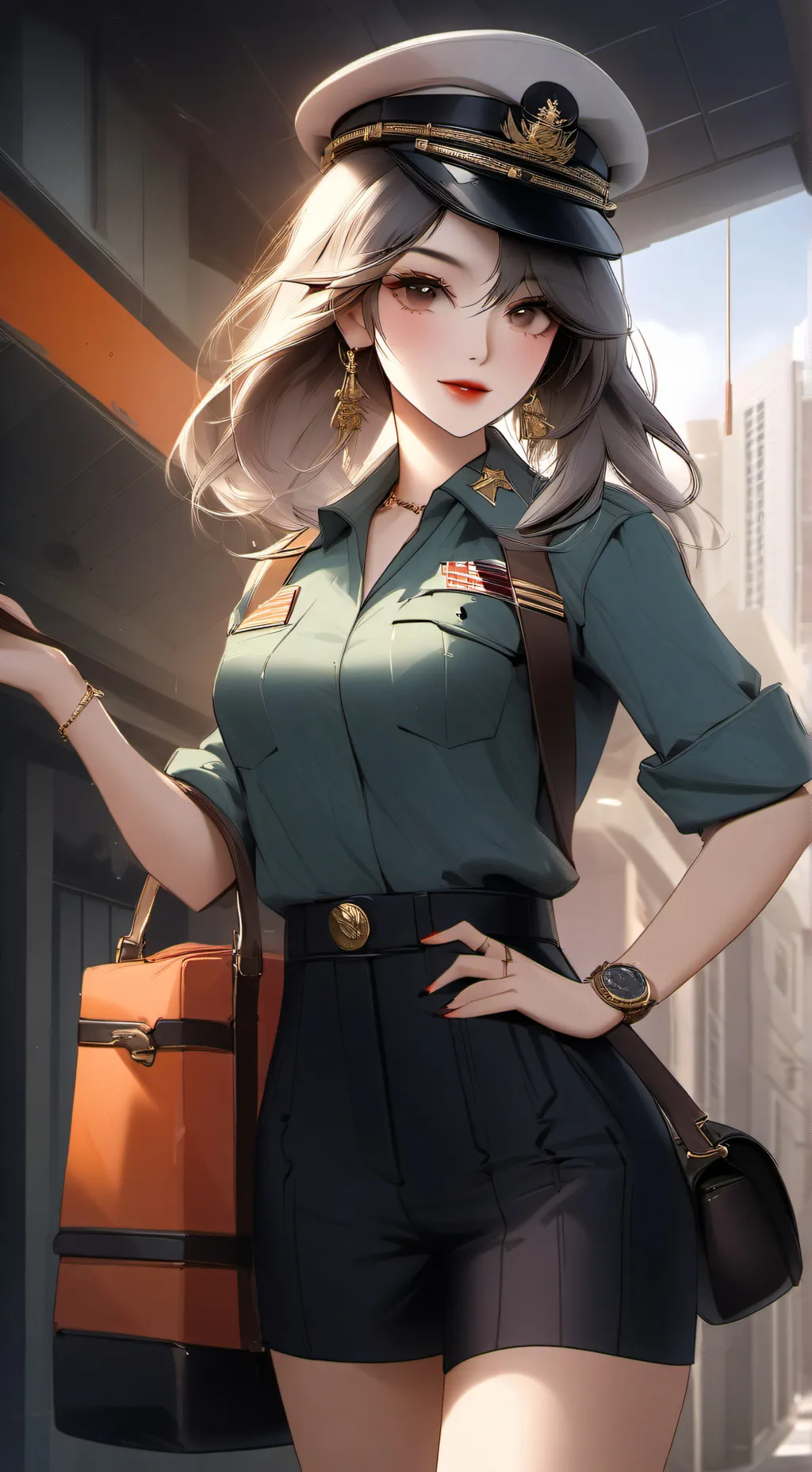 ai character: evelin  background