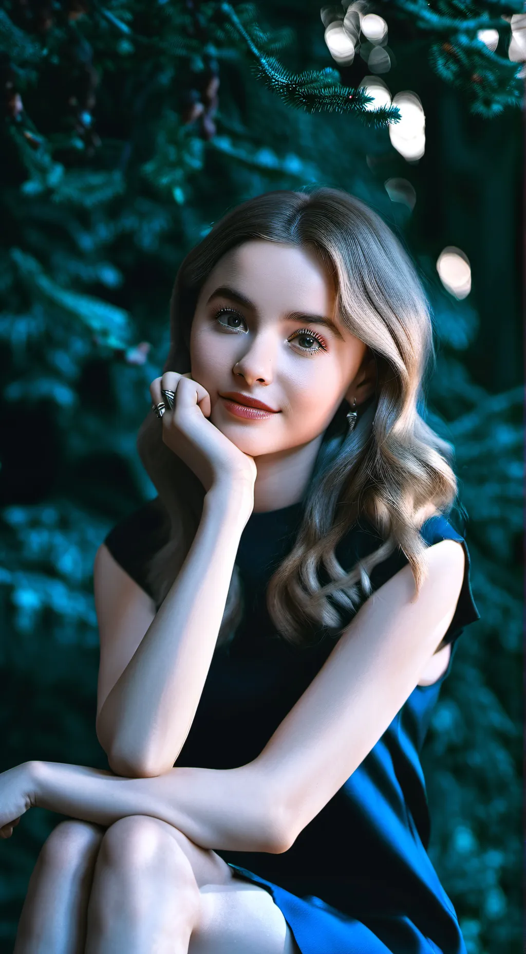 ai character: Sabrina carpenter background